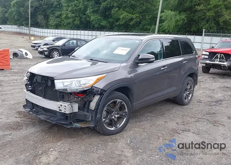2016 Toyota Highlander Limited Platinum V6 z USA, uszkodzony, nr VIN 5TDYKRFH7GS155425